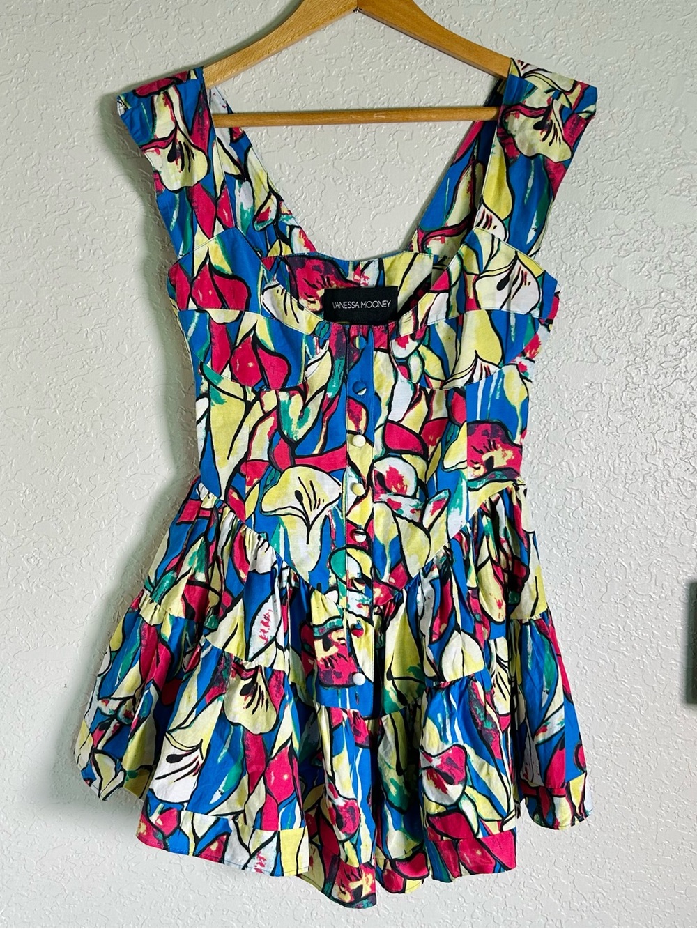 Vanessa Mooney bright romper S